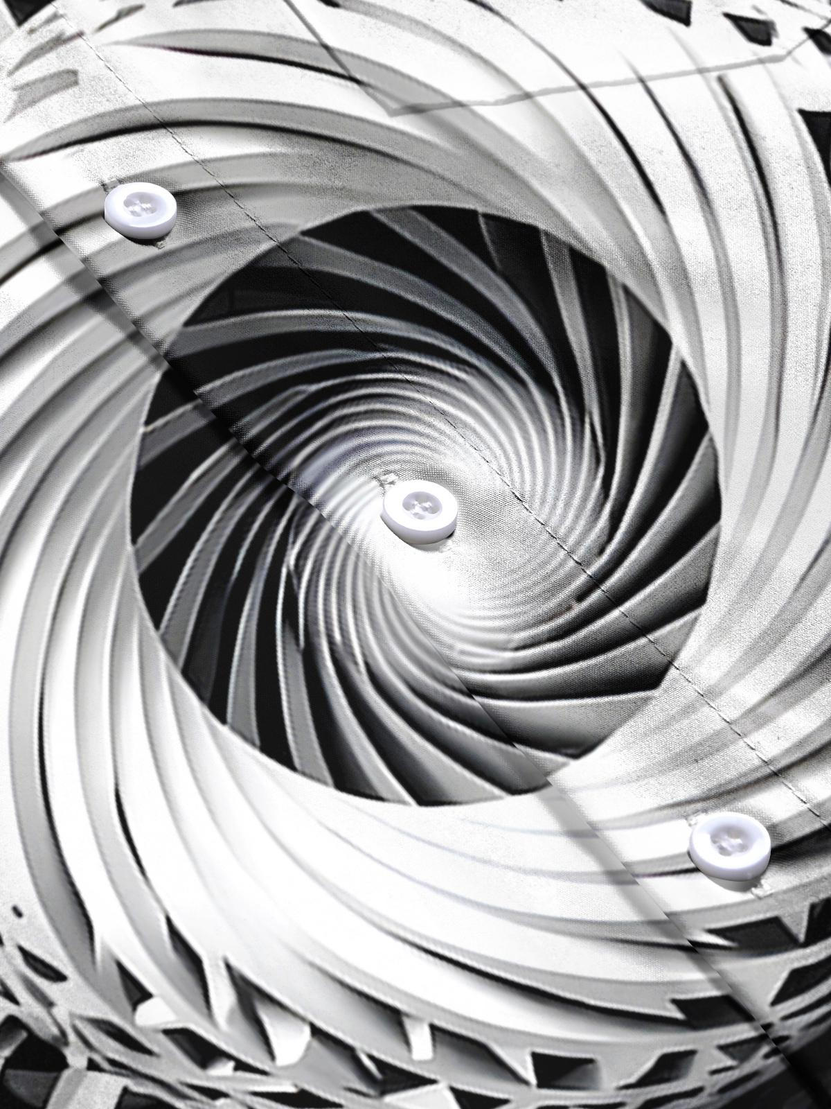 Geometry Men's Pocket Short Sleeve Shirts