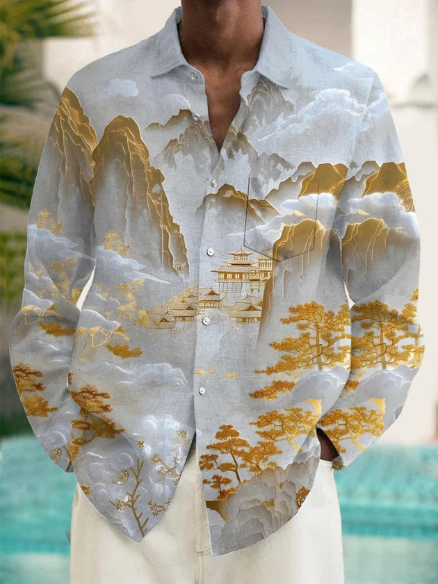 men's shirt front view