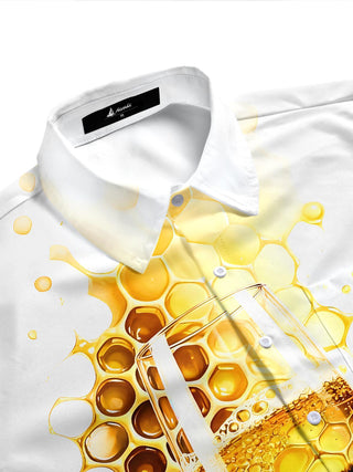 men's short sleeve shirt side view