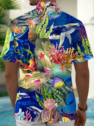men's pocket shirt back view