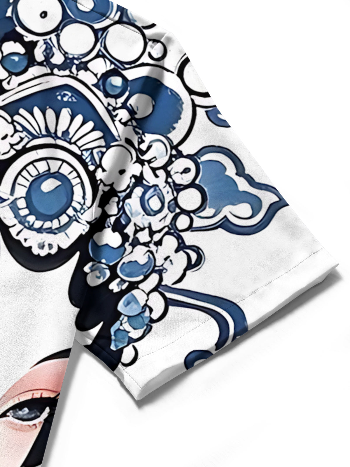 Opera Art Print Men's Pocket Short Sleeve Shirts