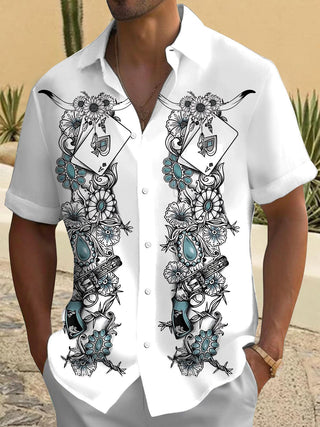 men's shirt front view