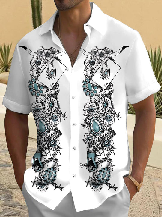 men's shirt front view