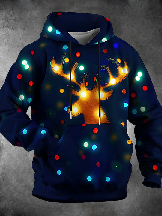 men's Christmas shirt front view holiday party
