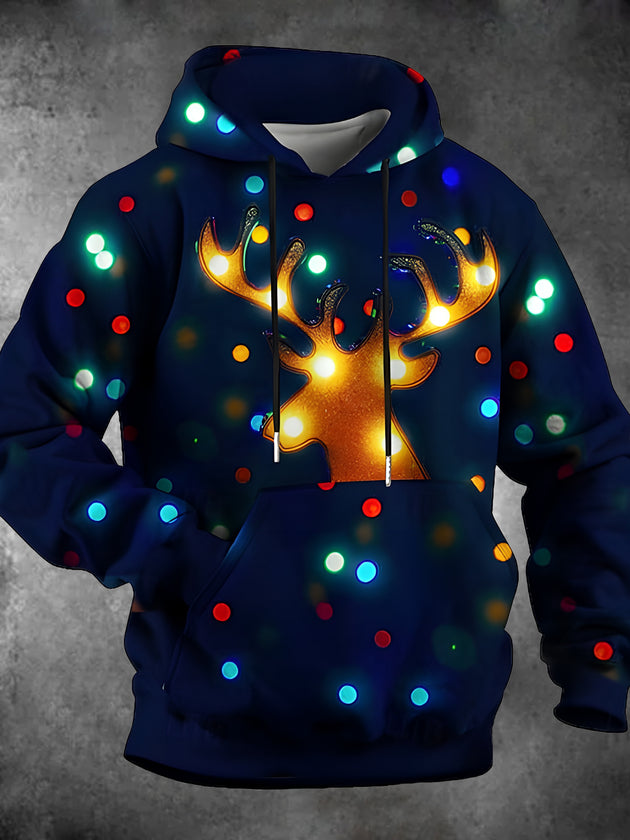 men's Christmas shirt front view holiday party