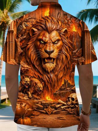 men's pocket shirt back view