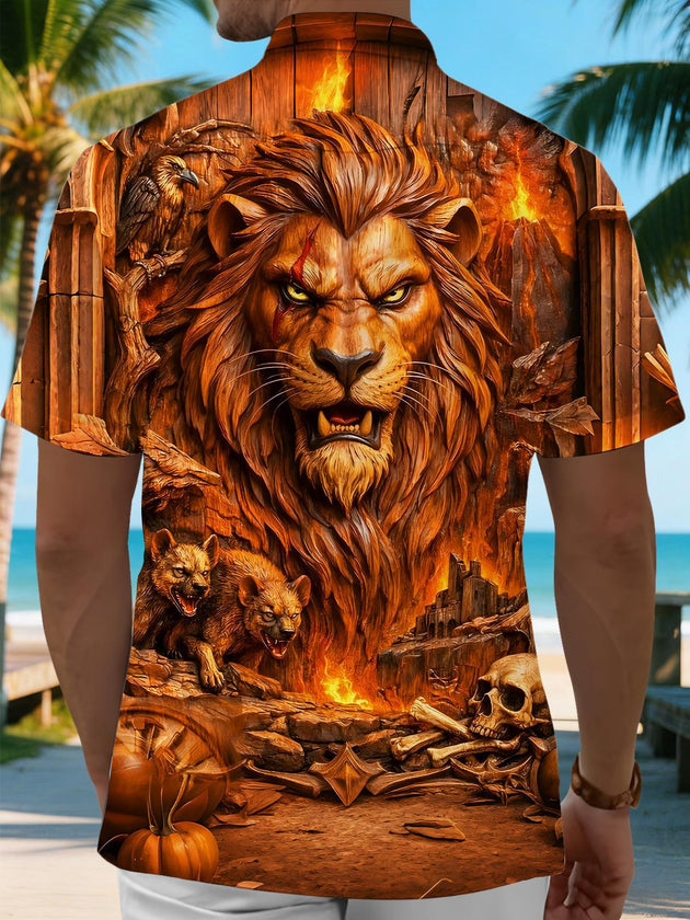 men's pocket shirt back view