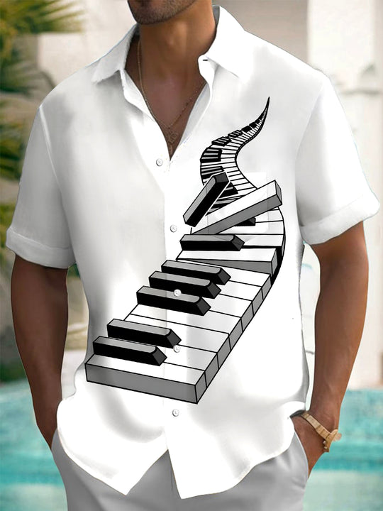 men's shirt front view