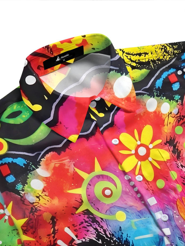 men's tropical shirt side view
