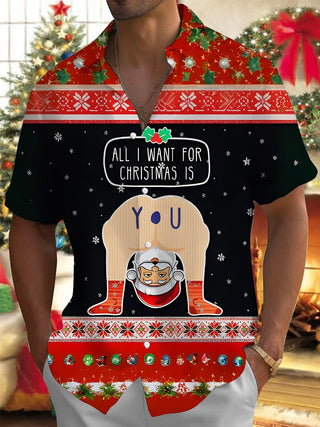 men's shirt front view