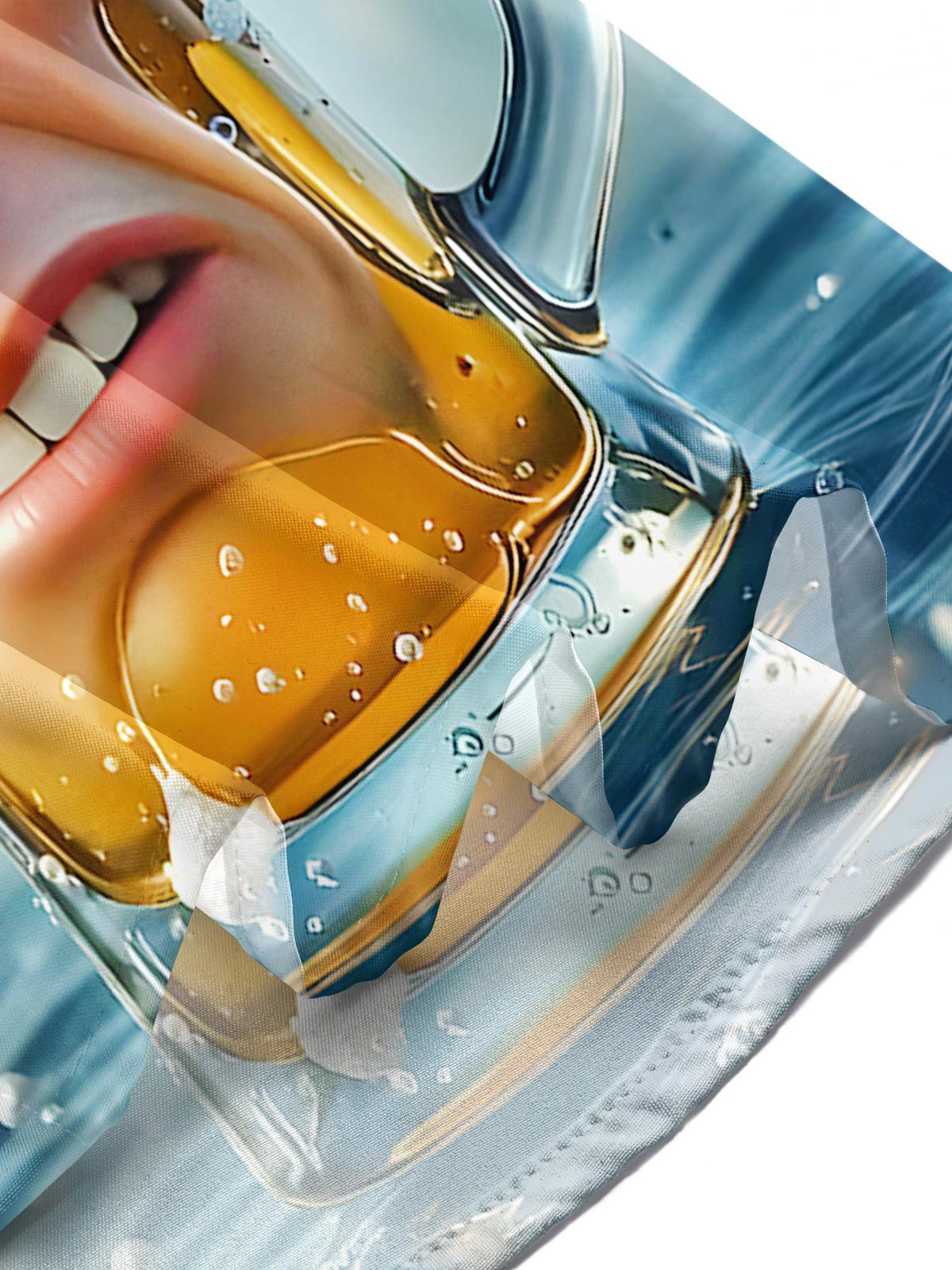 Hawaiian Funny Beer Men's Pocket Short Sleeve Shirts