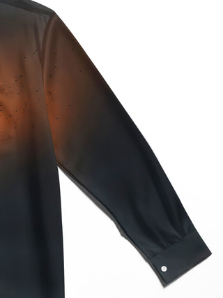 men's printed shirt close-up full sleeve