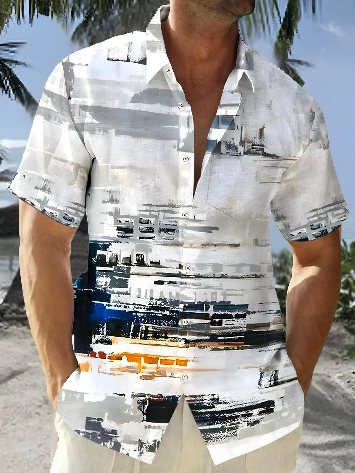 Men's Pocket Short Sleeve Shirts