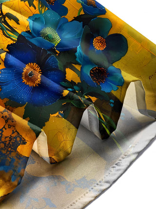 Men's floral short sleeve shirt lifestyle side view