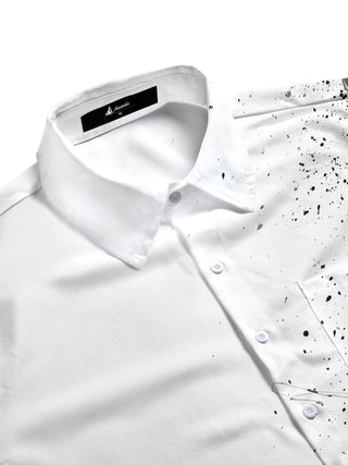 men's short sleeve shirt side view