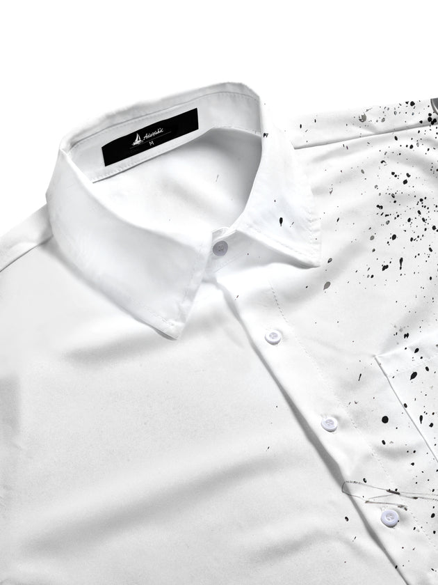 men's short sleeve shirt side view