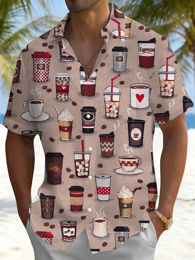men's shirt front view