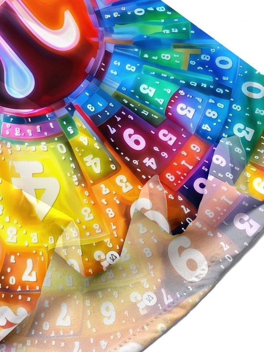Pi Digits Math Colorful Men's Pocket Short Sleeve Shirts