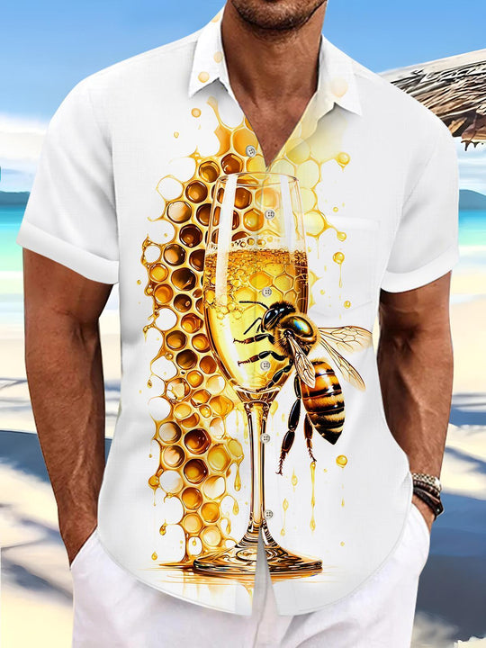 men's shirt front view