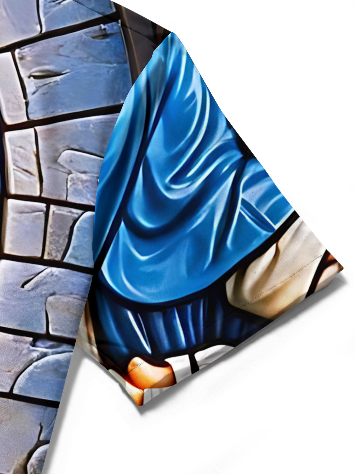 Jesus Art Print Men's Pocket Short Sleeve Shirts