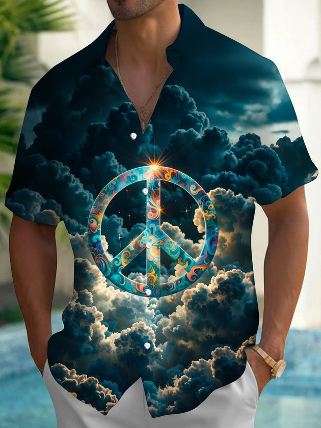 men's shirt front view