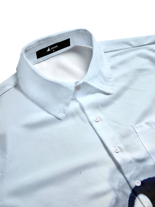 men's short sleeve shirt side view