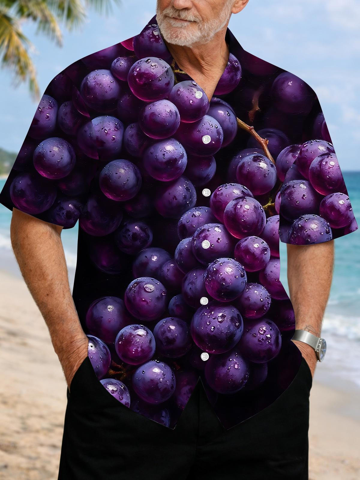men's shirt front view