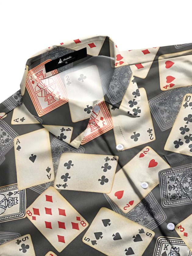 men's short sleeve shirt side view