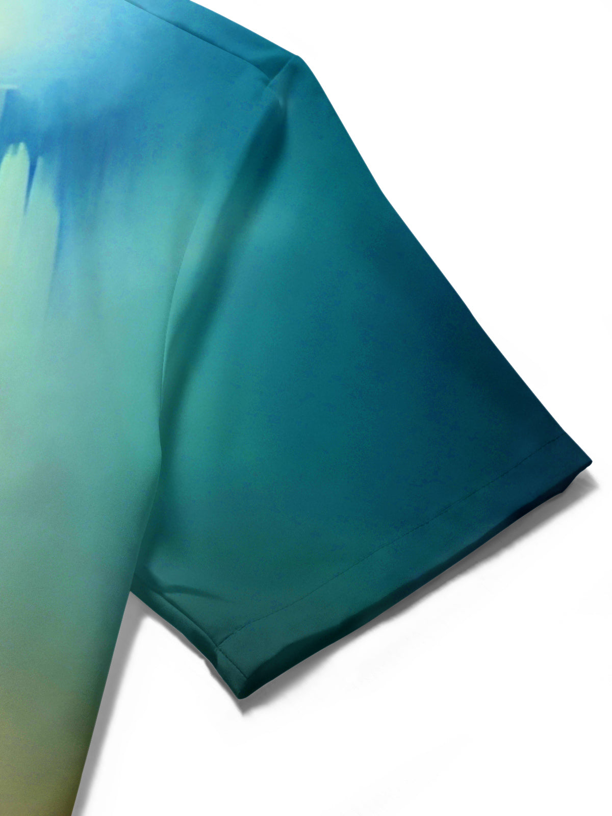 Fun Art Clock Stairs Men's Pocket Short Sleeve Shirts