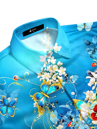 men's tropical shirt side view