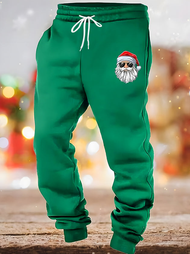 men's holiday casual pants back view