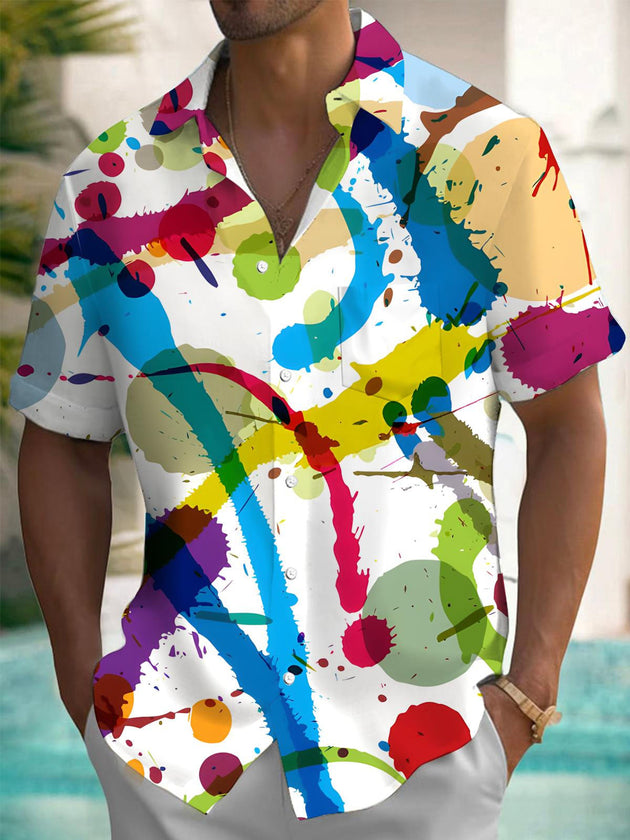 men's shirt front view