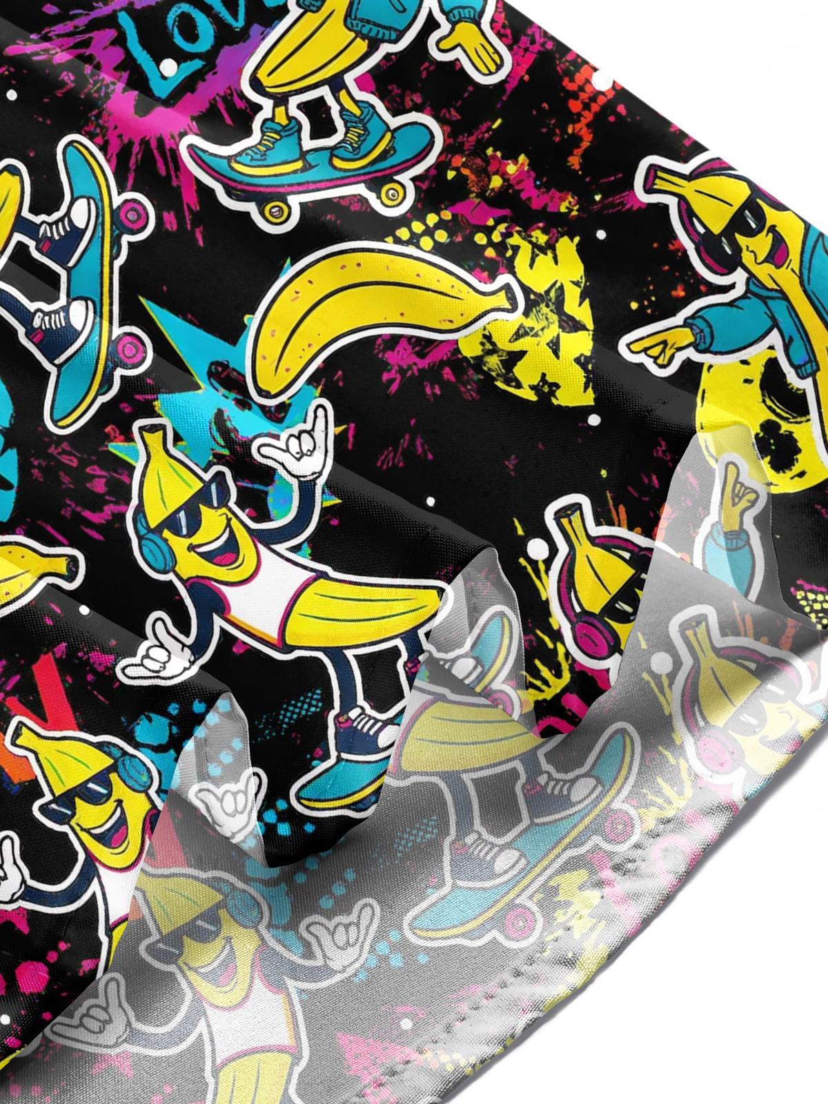 men's printed shirt summer vacation
