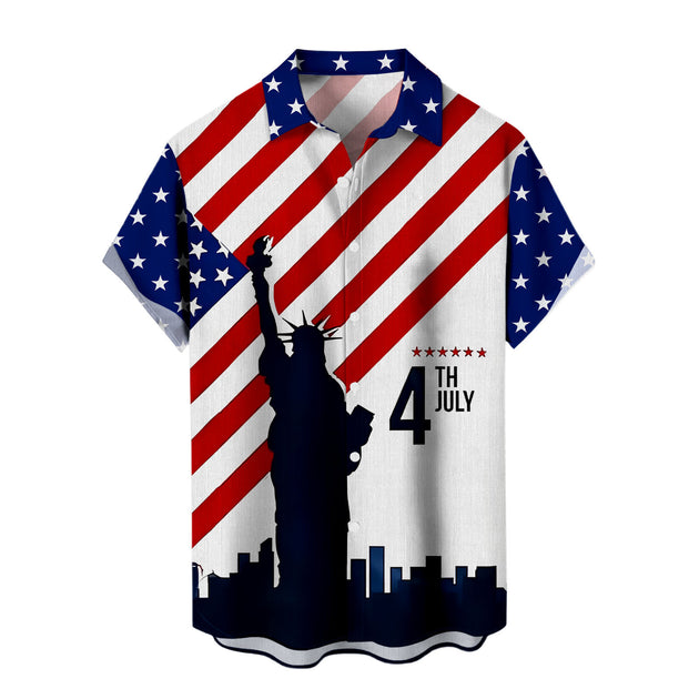 men's casual shirt Independence Day view 11