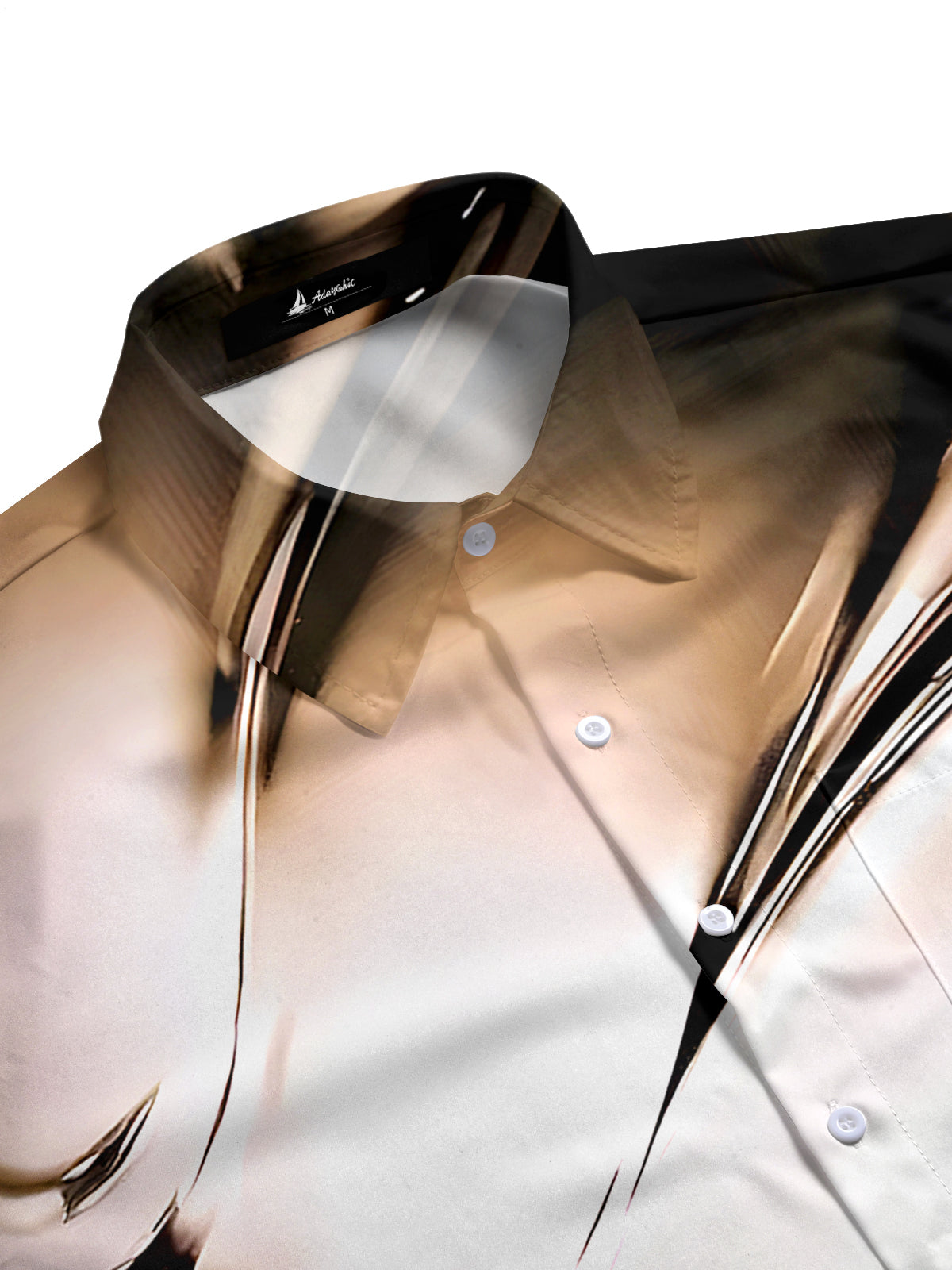 Abstract Men's Pocket Short Sleeve Shirts