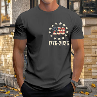 men's graphic print t-shirt Independence Day view 13
