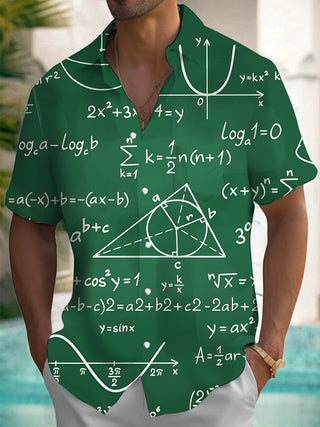 men's shirt front view