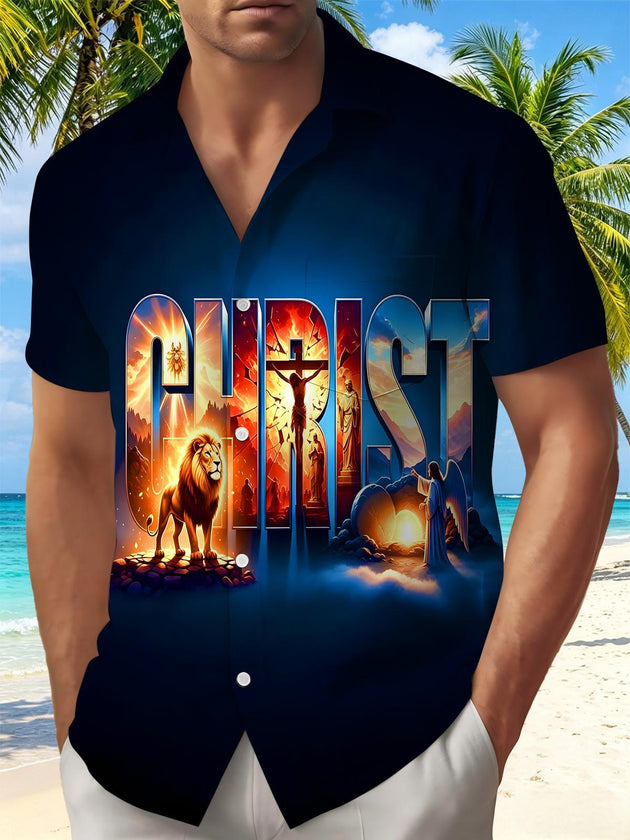 men's shirt front view