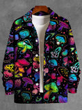 Mushroom Long Sleeve Men's Jacket