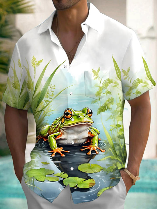 men's shirt front view