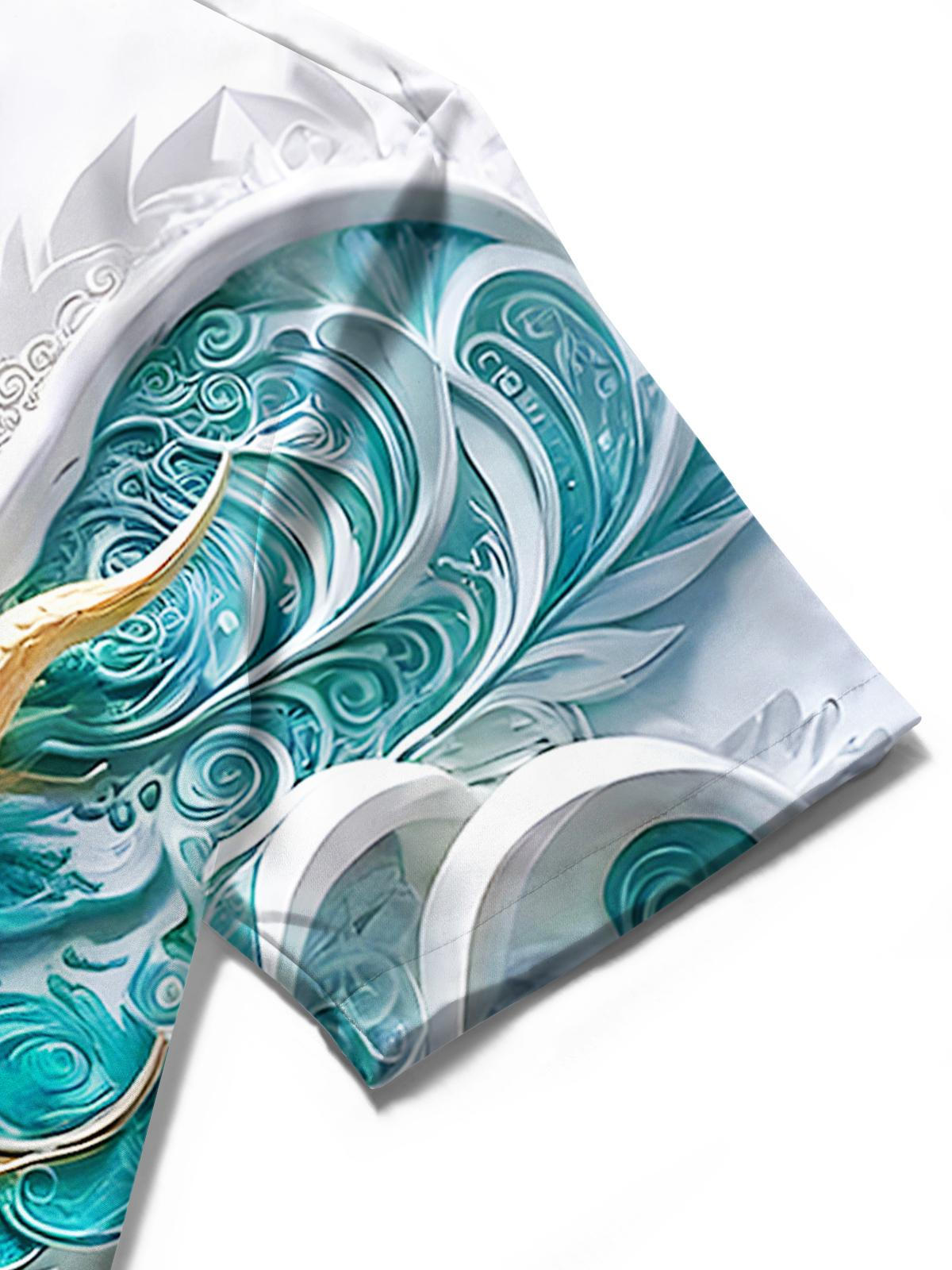 Dragon Men's Pocket Short Sleeve Shirts