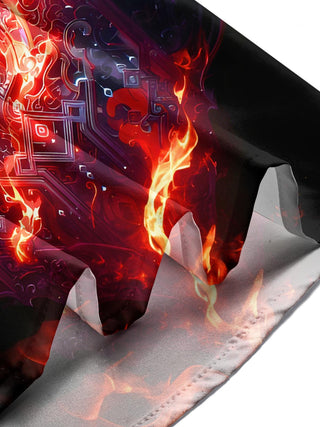 men's printed shirt summer vacation
