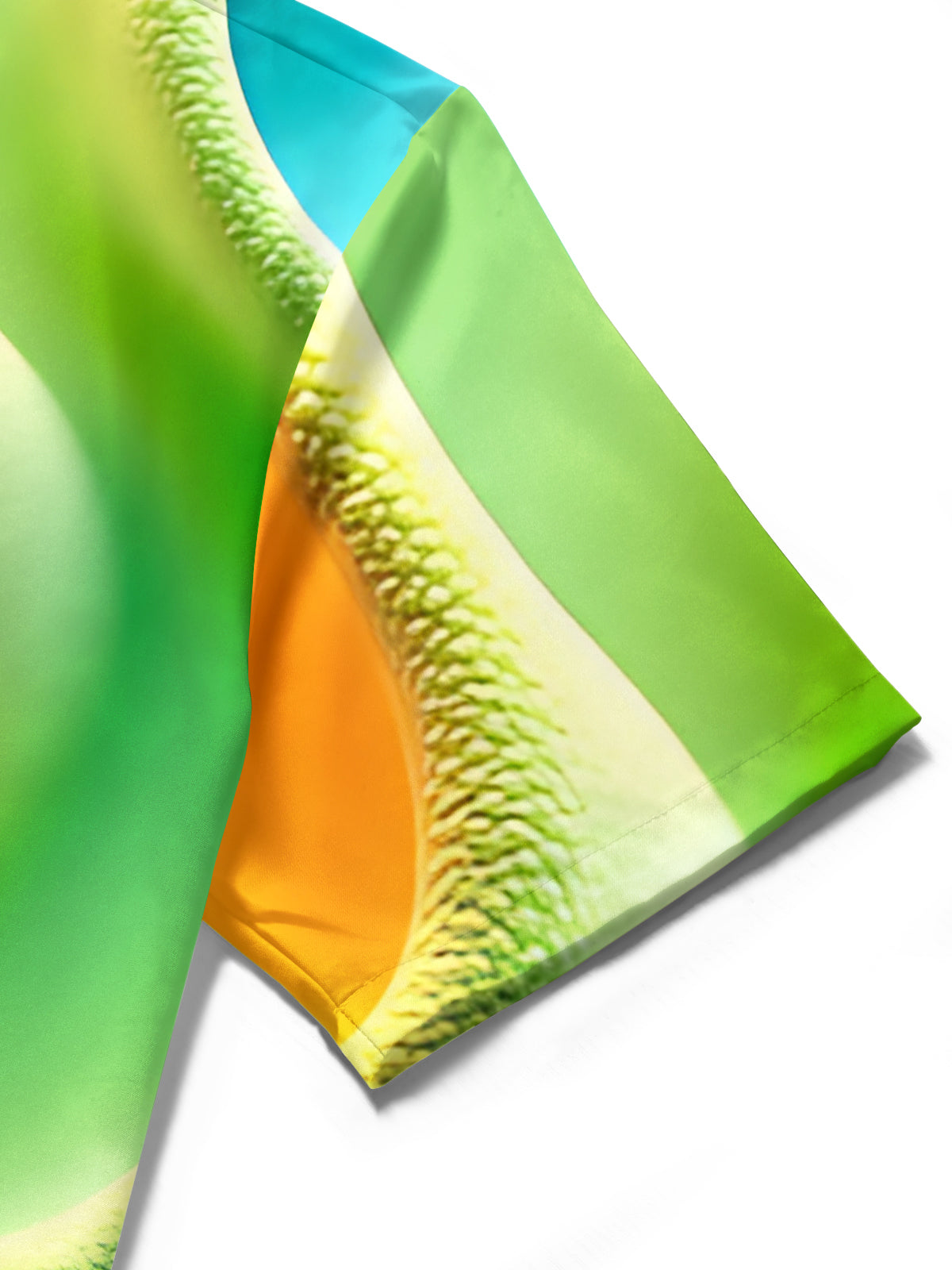 Abstract Gradient Print Men's Pocket Short Sleeve Shirts