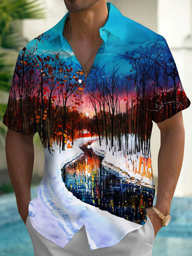 men's shirt front view