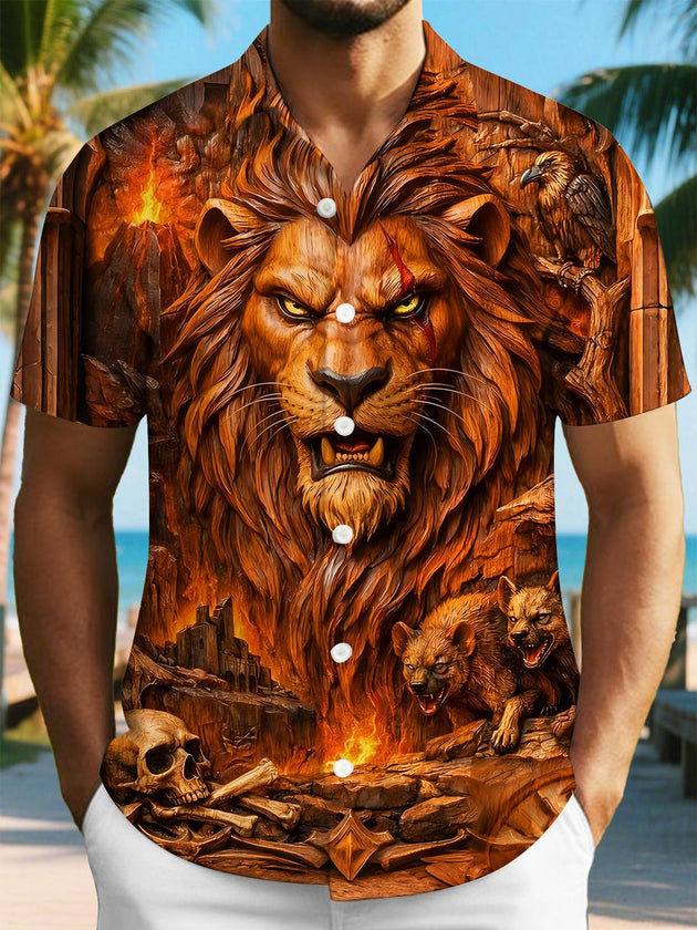 men's shirt front view