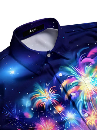 men's tropical shirt side view