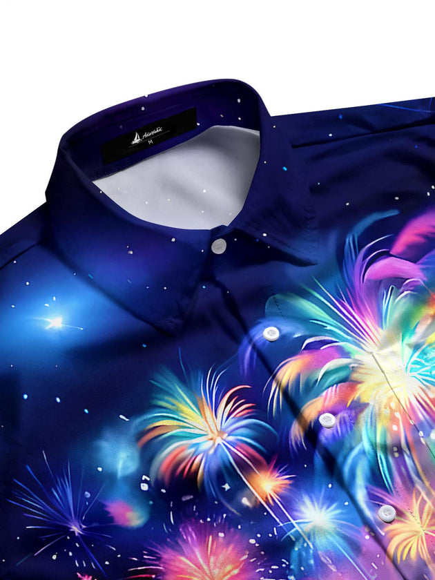 men's tropical shirt side view
