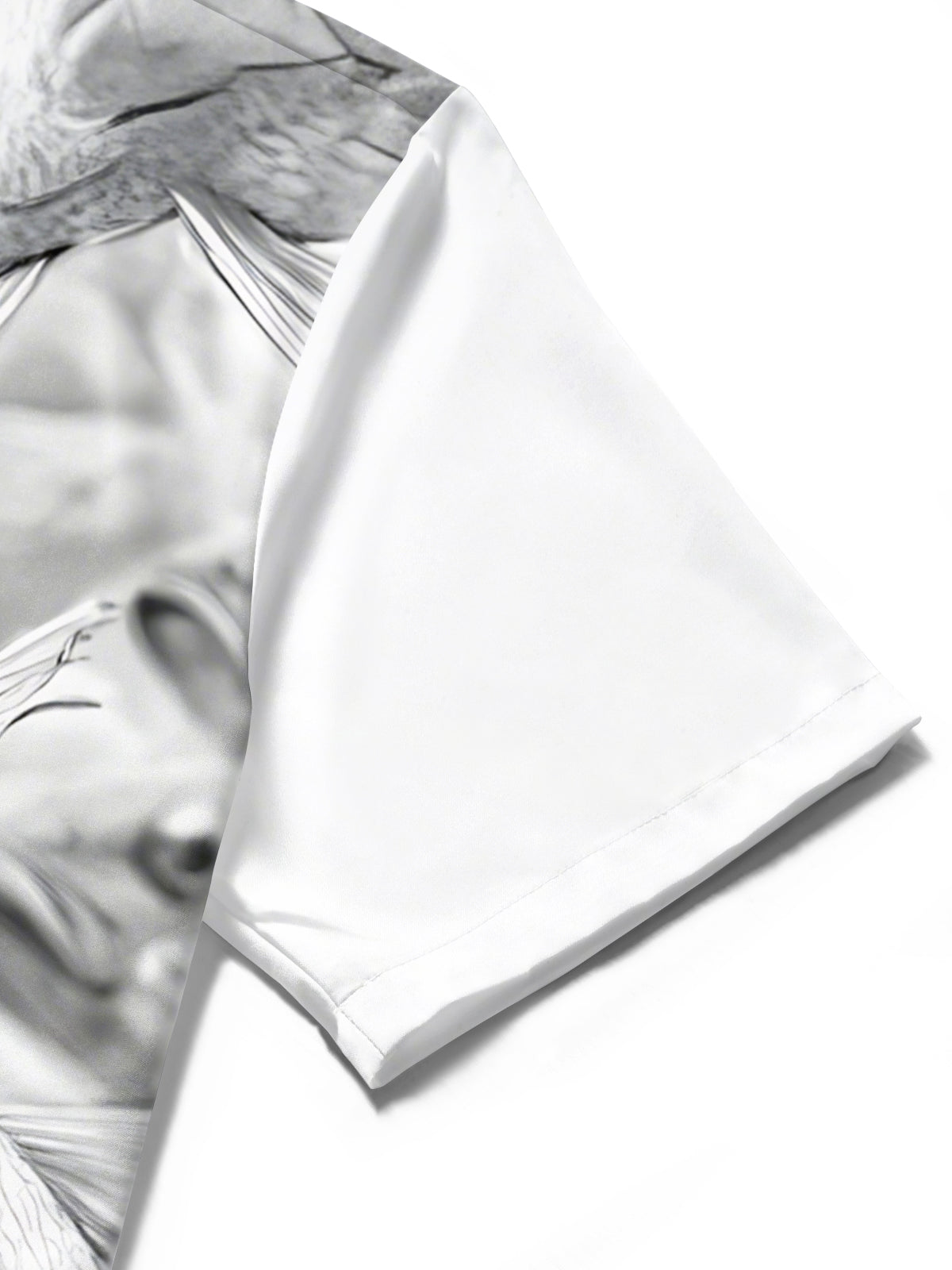 Fish Print Men's Pocket Short Sleeve Shirts