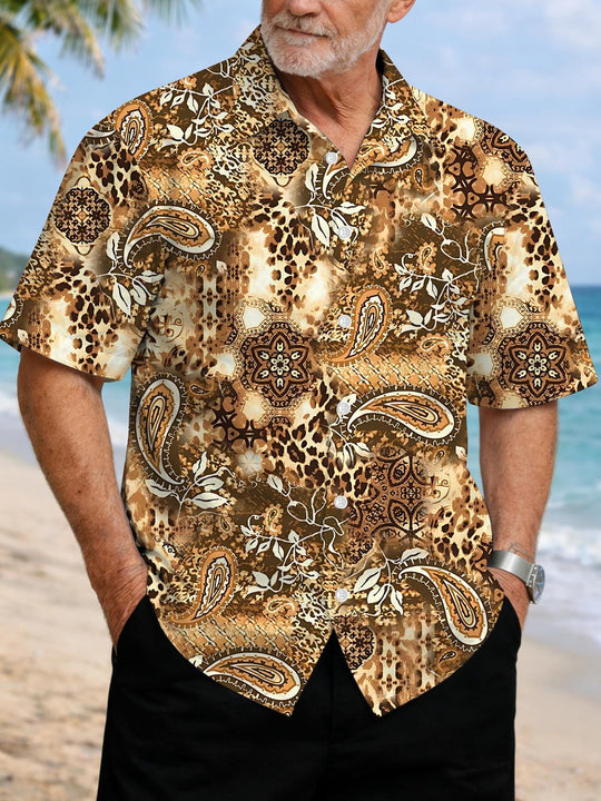 men's vintage style shirt front view