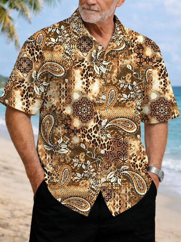 men's vintage style shirt front view